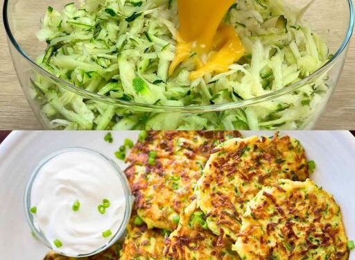 Mischer sie nur Eier, Käse und 1 Kg Zucchini, unglaublich leckeres essen!