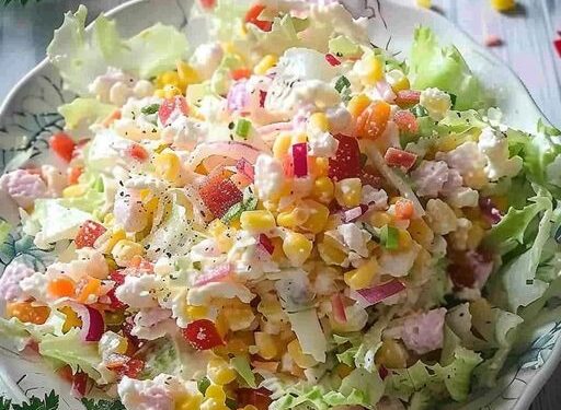 5 Tassen Salat der ist immer ruckzuck weggefuttert