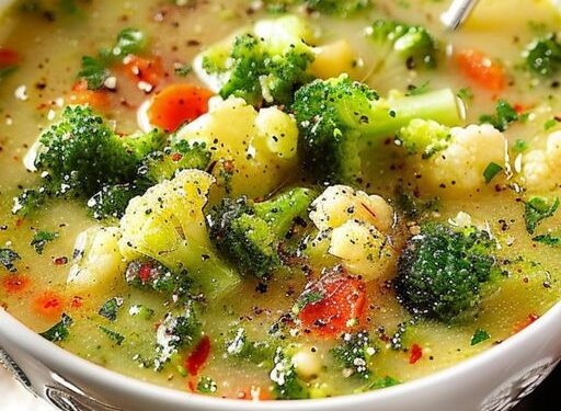 Brokkoli Blumenkohluppe mit Suchtfaktor 1000!