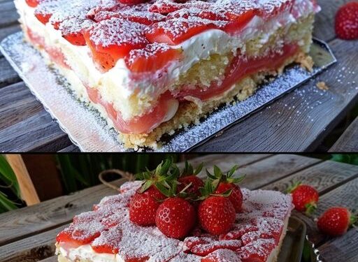 Erdbeer Fanta Kuchen in 10 Minuten schon im Ofen