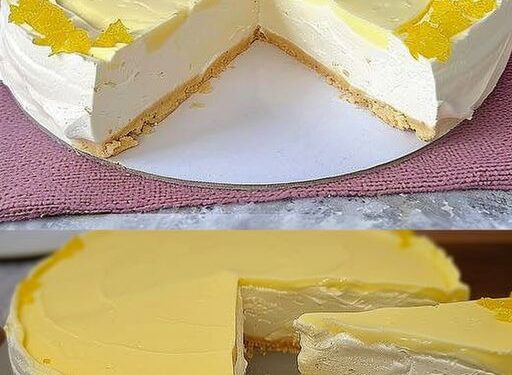 Zitronen Joghurt Torte ohne Schnickschnack mit 300 g Quark