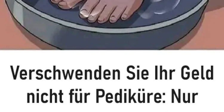 So machen Sie eine Pediküre zu Hause mit Backpulver