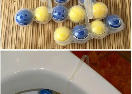 Ich habe den Toilettenblock am Rand aufgehängt, aber es sollte anders gemacht werden