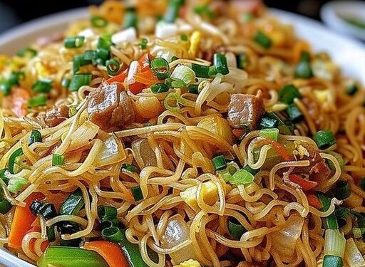 Gebratene Nudeln Ich konnte es täglich essen besser als beim Chinesen