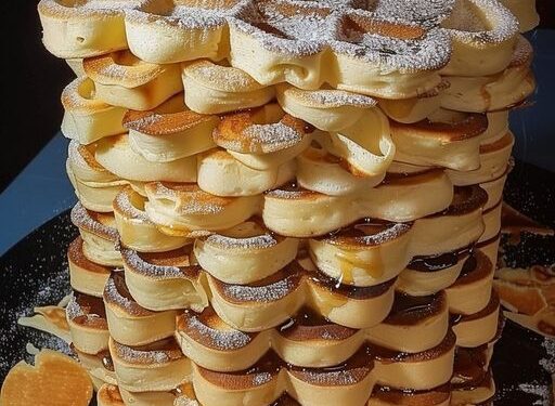 Belgische Vanille Joghurt Waffeln 250 g Joghurt in 2 Minuten