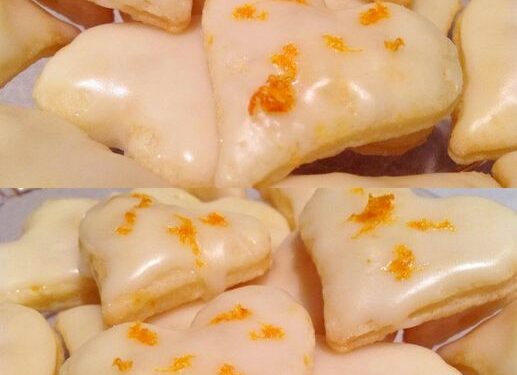 Orangen Herzen mit 150g Schmand, schmecken superlecker!