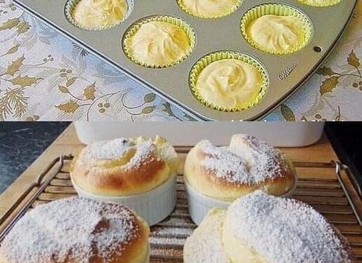 Ich verühre Vanillepudding mit 450g Quark, Muffins in 5 Minuten!