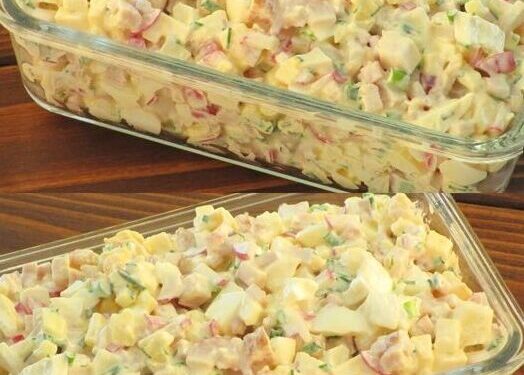 Diesen Salat aus DDR habe ich schon 2 x in eine Woche gemacht