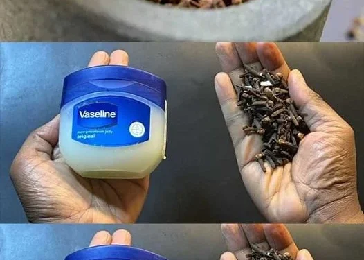 Vaseline mit Zitrone mischen!