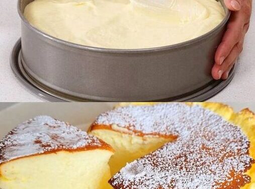 Supercremiger Quarkkuchen mit Pudding in 5 Minuten zusammengerührt