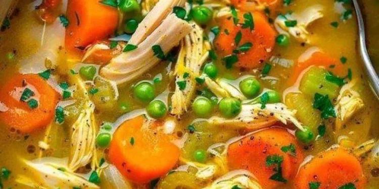 Entzündungshemmende Kurkuma-Hühnersuppe