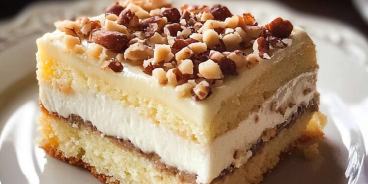 Maxi King Blechkuchen – Cremig & Karamellig!