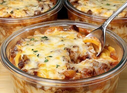 Rezept meine Schwester mit 450g Hackfleisch, für die ganze Familie