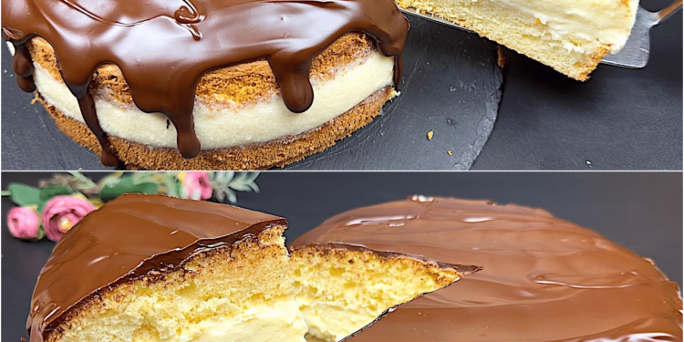 Boston Cream Pie! Einer meiner Lieblingskuchen!
