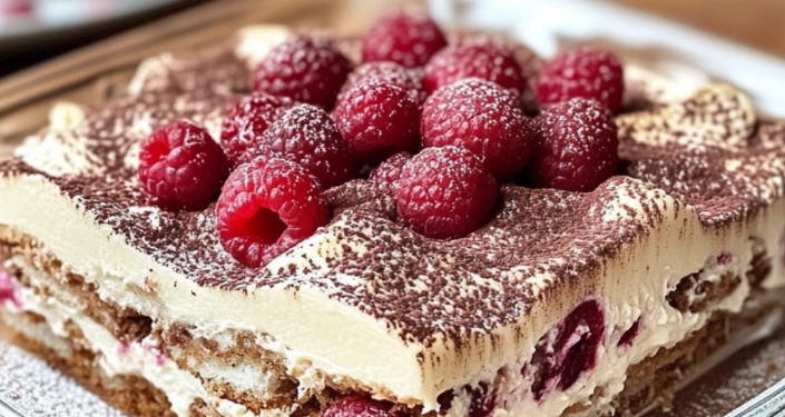 Himbeer-Spekulatius-Tiramisu – Fruchtig und Weihnachtlich!