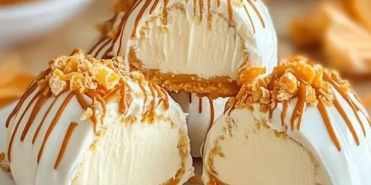 Kürbis-Kasekuchen-Bällchen ohne Backen