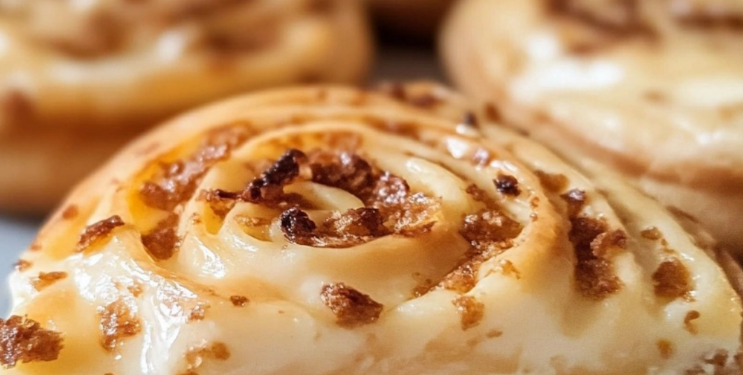 Zimtschnecken-Käsekuchen mit Keksboden