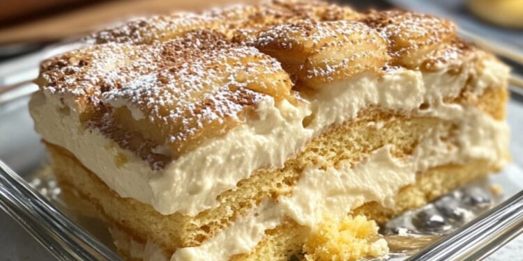 Bienenstich-Tiramisu – Cremig trifft auf Knusprig!