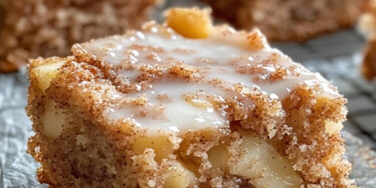 Zimtschnecken-Apfelkuchen – Herbstlicher Kuchentraum!