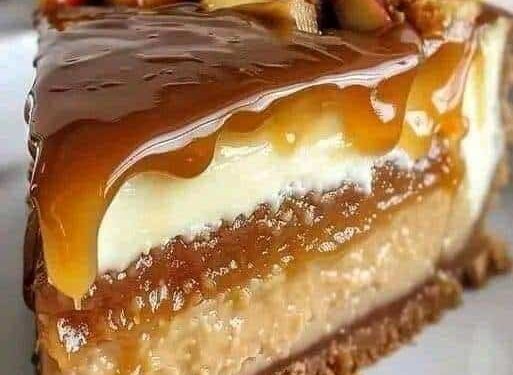 Karamell-Apfel-Käsekuchen!