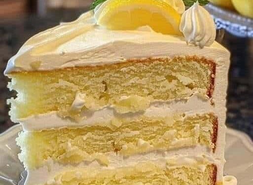 Italienischer Zitronencremekuchen 🍋🍰