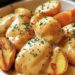 Babykartoffeln in cremiger Knoblauchsauce 🥔🍴
