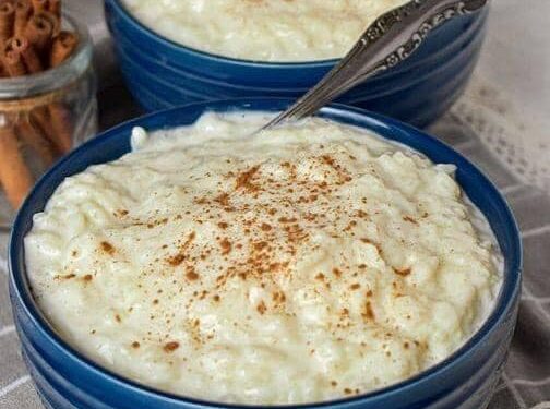 Omas Uraltes Milchreis Rezept, Ich konnte es immer essen!