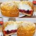 Kirschkuchen mit Sahnesoufflé! Dieser Kuchen zergeht auf der Zunge!