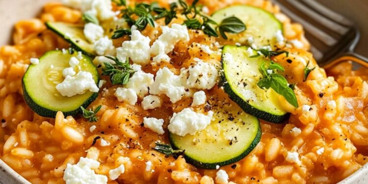 Zucchini-Reis-Pfanne – Mediterraner Genuss!