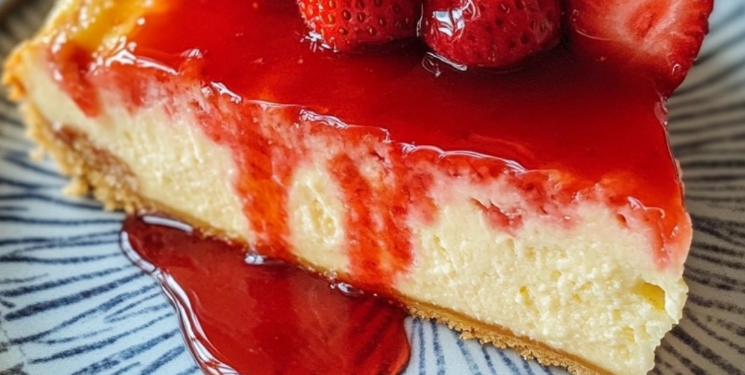 Cremiger Erdbeer-Käsekuchen 🍓🍰 – Perfekt für den Sommer!