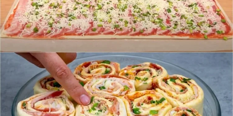 Diese Pizzaschnecken mit Füllung sind großartig!