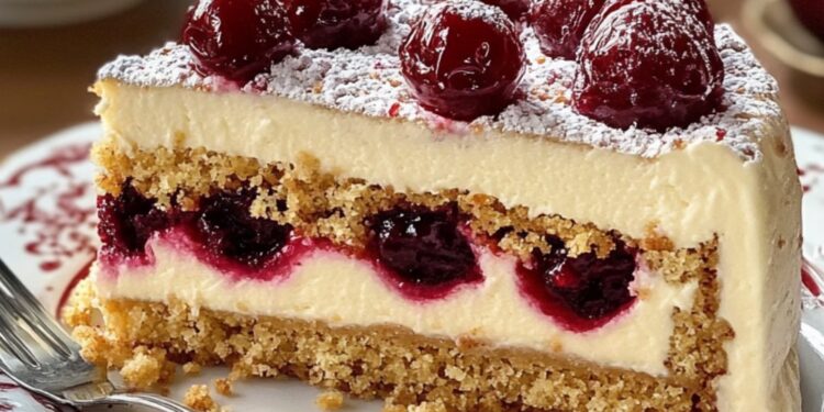 Spekulatius-Kirsch-Sahnetorte – Der festliche Kirschtraum!