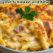 🍝 Schneller Nudelauflauf mit Schinken und Käse 🧀