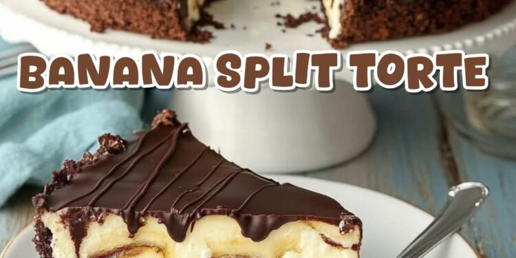 Banana-Split-Torte (ohne Backen)