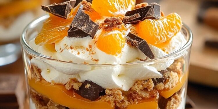 Mandarine-Spekulatius-Dessert – Schnell, Fruchtig & Perfekt für die Weihnachtszeit!