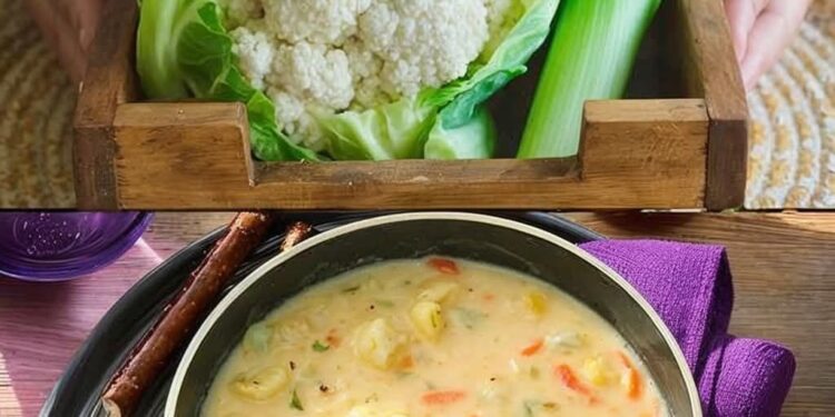 Die Suppe ist ein Schatz, Ultracremige Blumenkohlsuppe mit Suchtfaktor