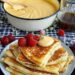 Quark Pfannkuchen ohne Mehl in 5 Minuten fur ca 10 Stücke