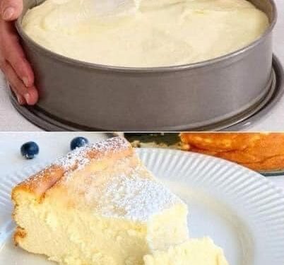 Ich verrühre 850 g Quark mit Puddingpulver fur Quarkkuchen in 5 Minuten