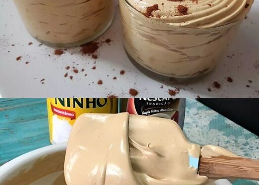 Kaffeecreme mit 30g Instantkaffe in maximal 3 Minuten zubereitet!