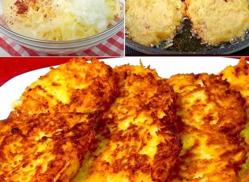 Leckere Reibekuchen mit 500 g Kartoffeln, sooo lecker!