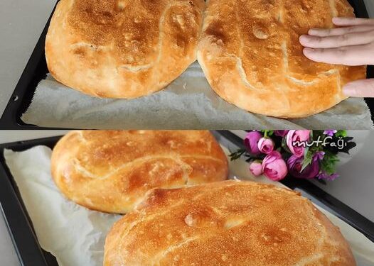 Schneller Jamie Olivers Brot mit 3 Zutaten für 2 Laibe