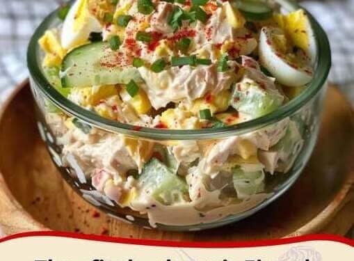 2x in der letzten Woche gemacht, Thunfischsalat mit Ei und Joghurt!