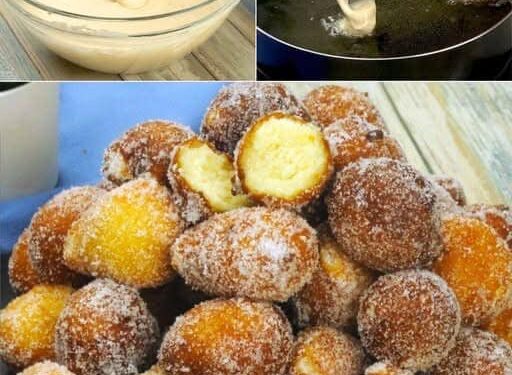 Quarkballchen mit 450 g Quark, besser als vom Bäcker!