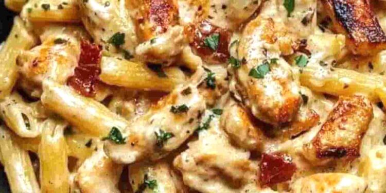 Unglaublich leckere Hähnchen Pasta, geht Ruck Zuck und schmeckt super