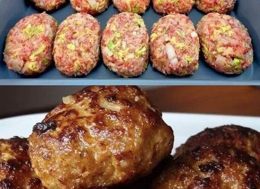 Frikadellen aus dem Backofen mit 800g Hackfleisch