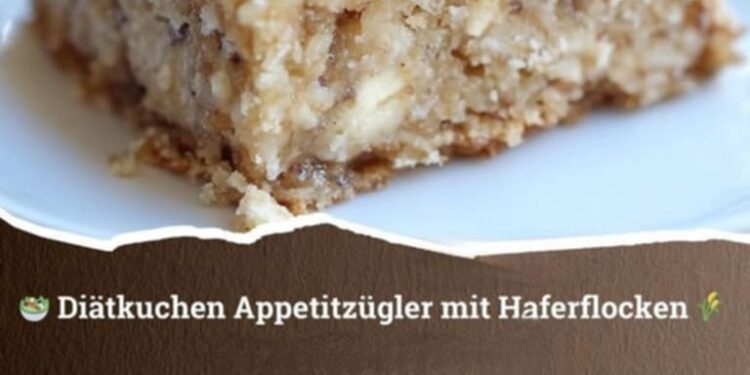 Diätkuchen Appetitzügler mit Haferflocken