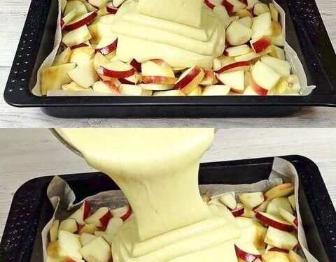 Apfelkuchen in 10 Minuten, die Familie fragt ständig wann ich ihn wieder backe