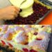 Ich wurde ihn 3x in eine Woche backen, Kirschkuchen in 5 Minuten im Ofen!