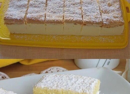 Zitroneschnitten mit 450g Mascarpone in 30 Minuten zubereitet