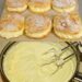 Blätterteig Teilchen mit 400ml Sahne und Vanillepudding